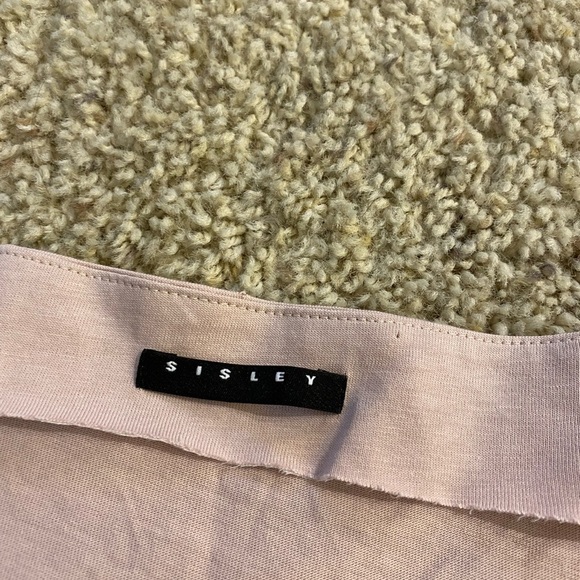 SISLEY V NECK HI-LOW TEE SHIRT - Picture 4 of 9